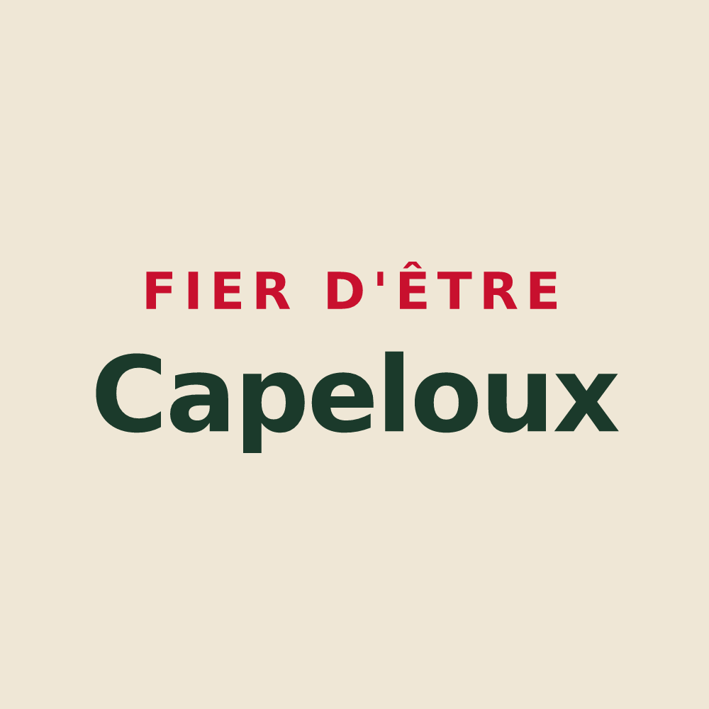 Tote bag « Fier d'être Capeloux » — design pour La Chapelle-aux-Saints
