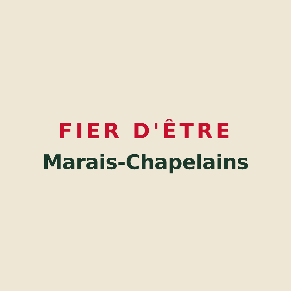 Tote bag « Fier d'être Marais-Chapelains » — design pour La Chapelle-des-Marais