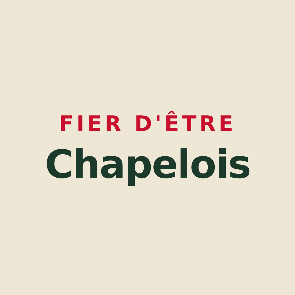 Tote bag « Fier d'être Chapelois » — design pour La Chapelle-du-Mont-de-France