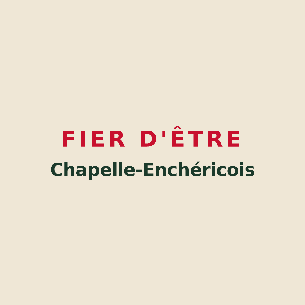 Tote bag « Fier d'être Chapelle-Enchéricois » — design pour La Chapelle-Enchérie