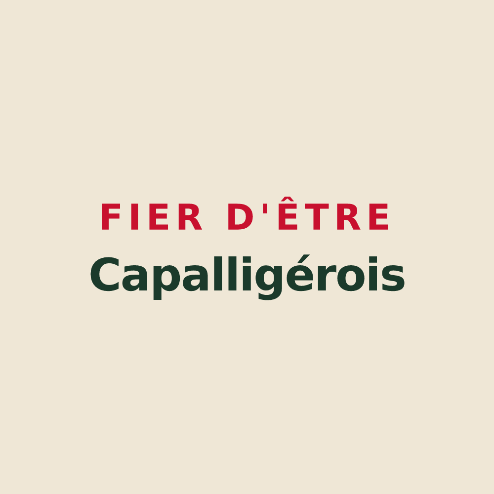 Tote bag « Fier d'être Capalligérois » — design pour La Chapelle-Iger