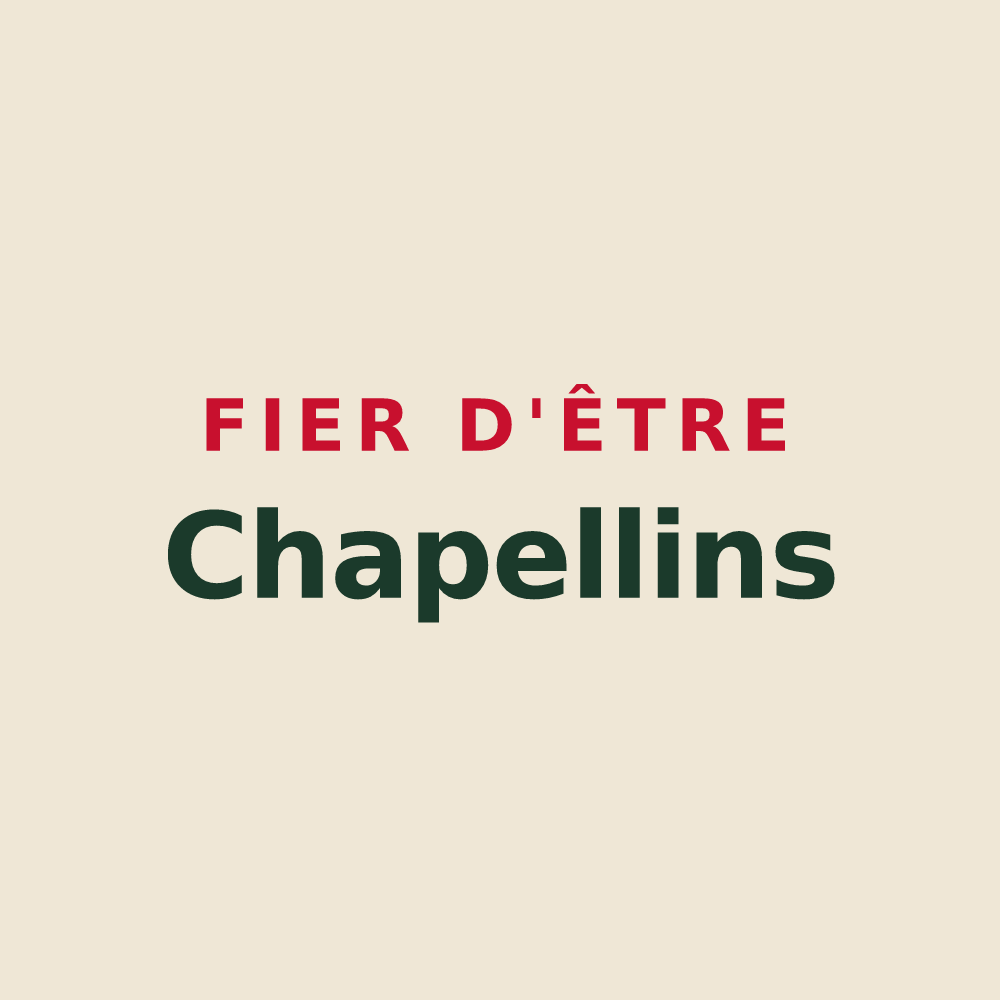 Tote bag « Fier d'être Chapellins » — design pour La Chapelle-Rambaud
