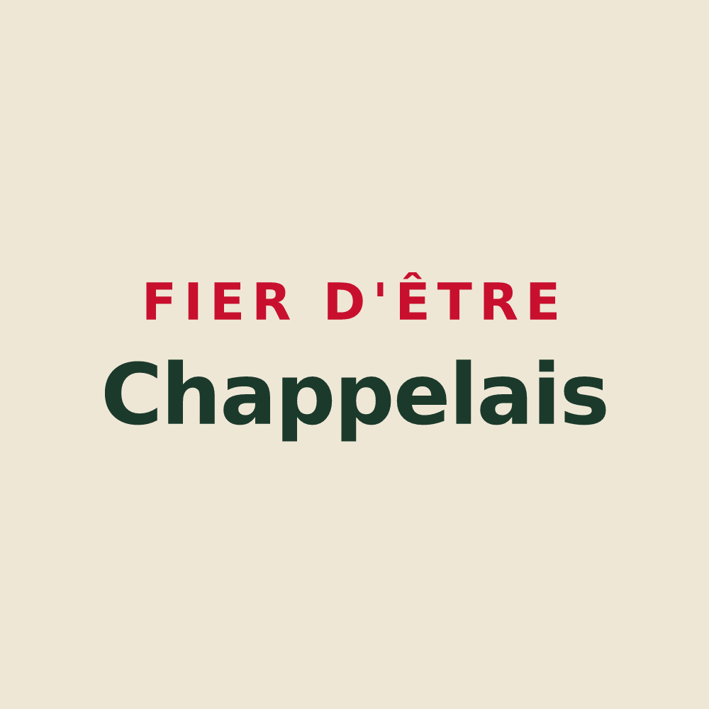 Tote bag « Fier d'être Chappelais » — design pour La Chapelle-Saint-Laurian