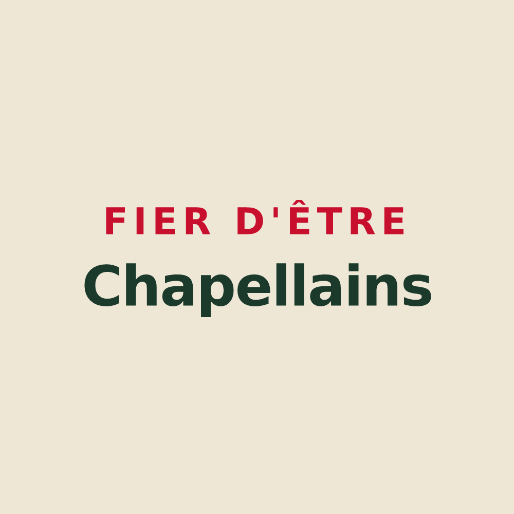 Tote bag « Fier d'être Chapellains » — design pour La Chapelle-Saint-Maurice