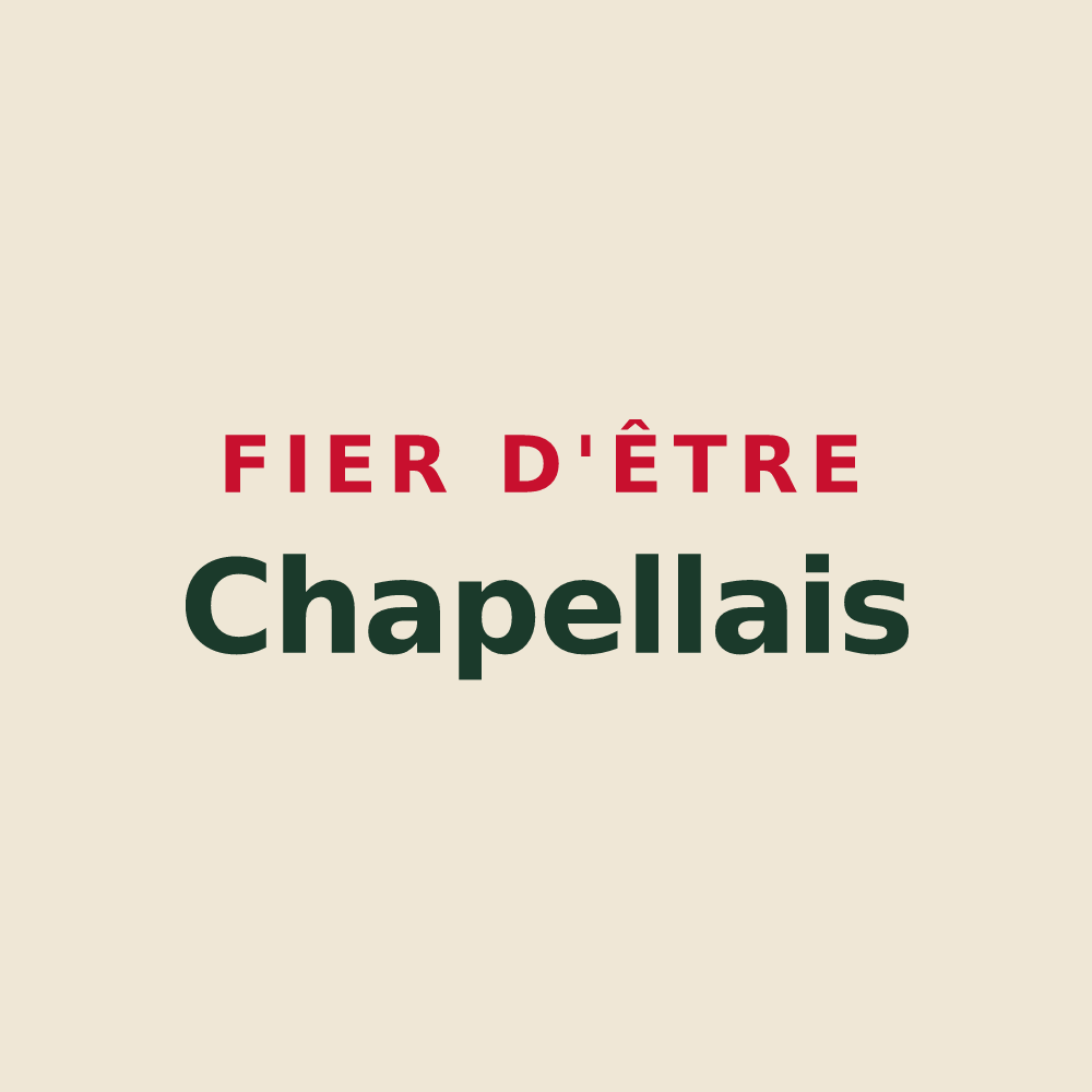 Tote bag « Fier d'être Chapellais » — design pour La Chapelle-Saint-Ouen