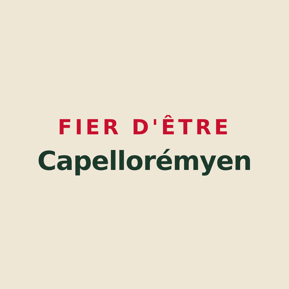 Tote bag « Fier d'être Capellorémyen » — design pour La Chapelle-Saint-Rémy