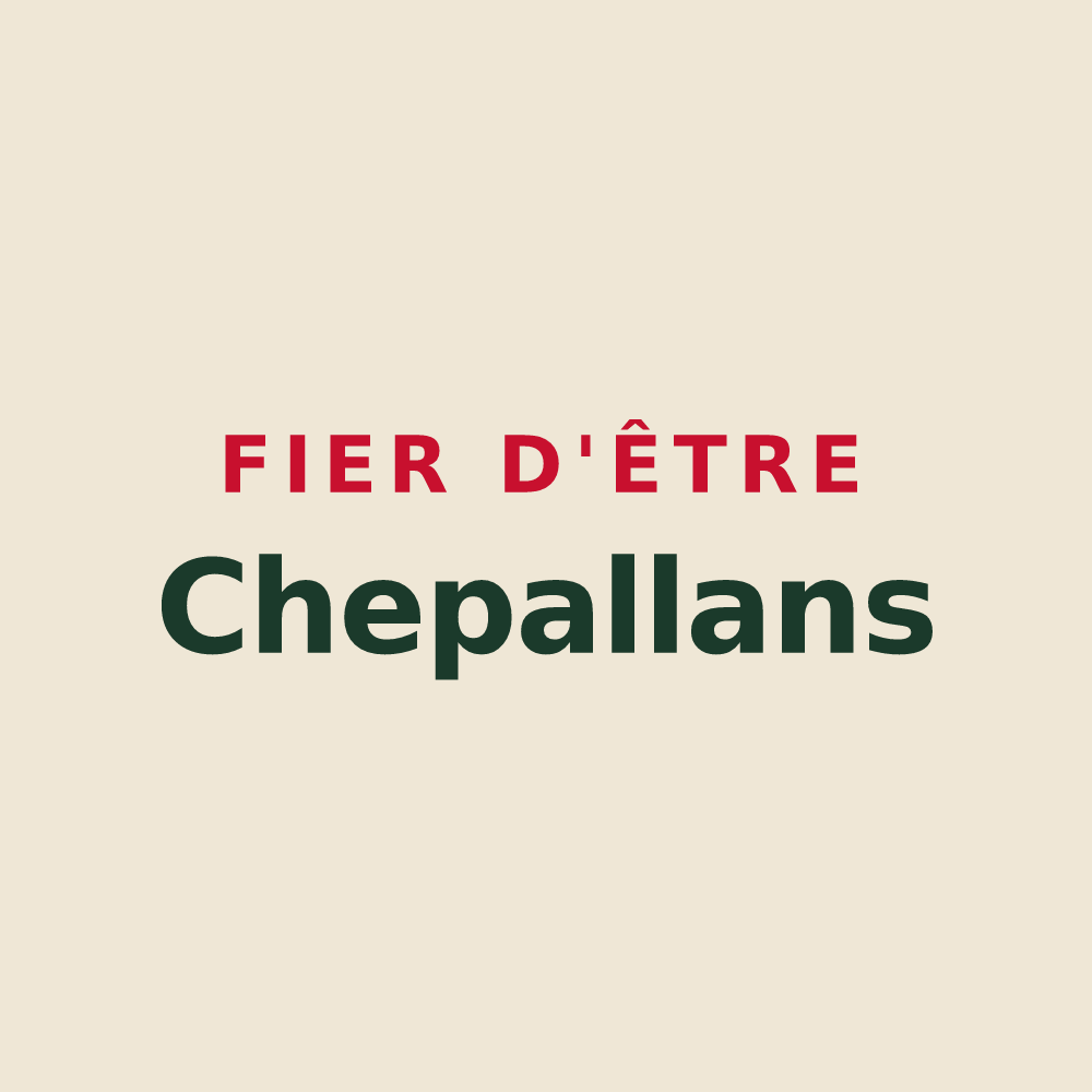 Tote bag « Fier d'être Chepallans » — design pour La Chapelle-sous-Brancion