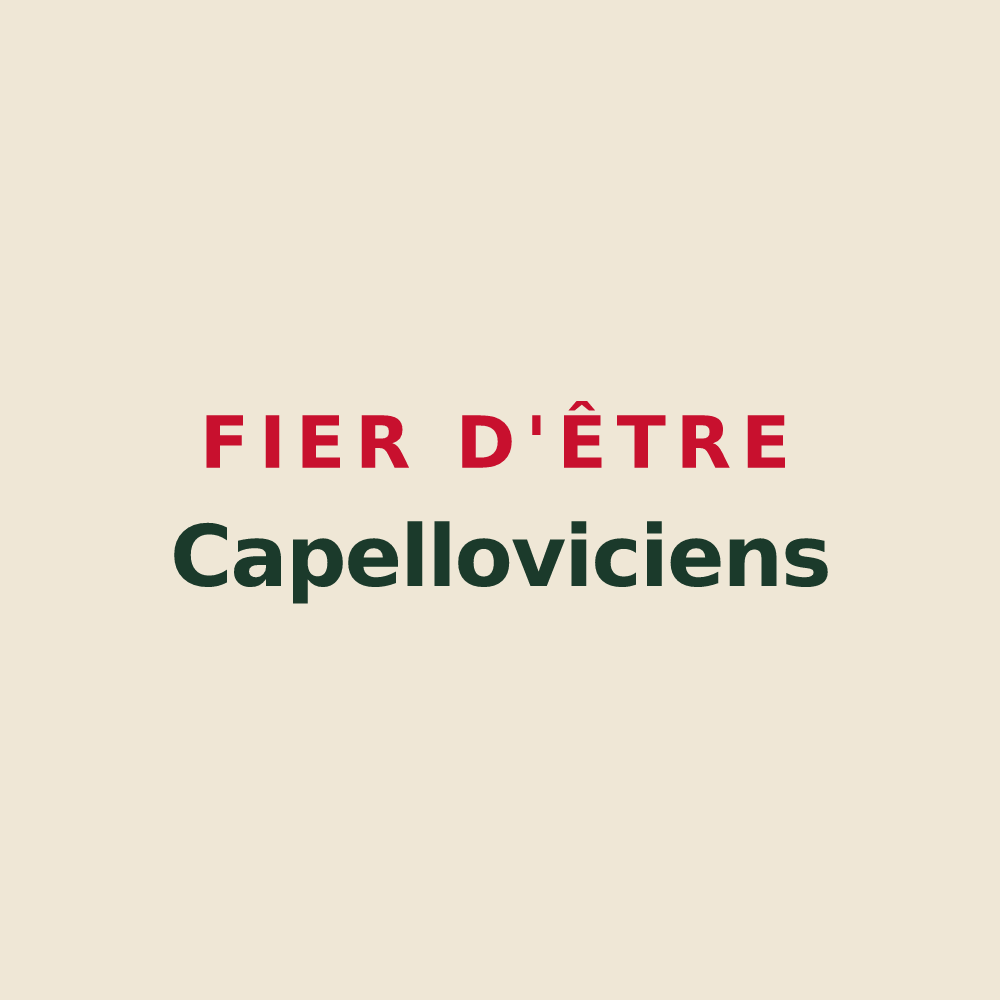 Tote bag « Fier d'être Capelloviciens » — design pour La Chapelle-Vendômoise