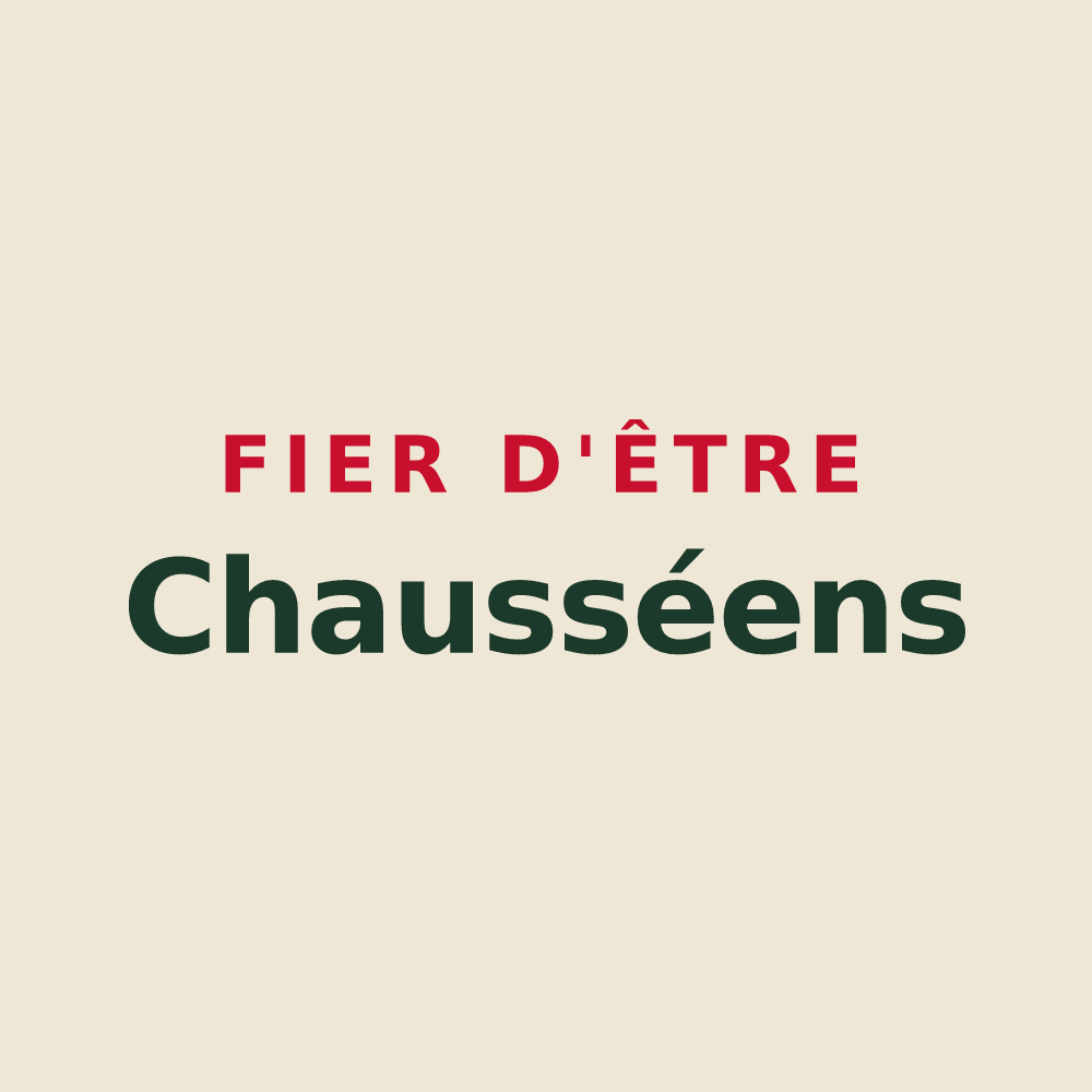 Tote bag « Fier d'être Chausséens » — design pour La Chaussée
