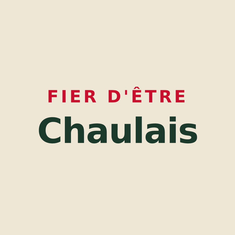 Tote bag « Fier d'être Chaulais » — design pour La Chaux