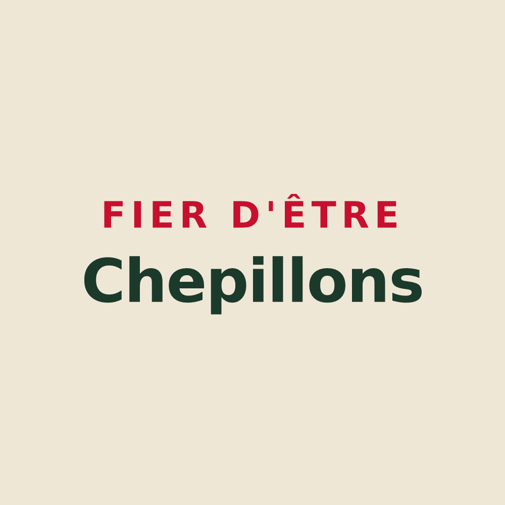 Tote bag « Fier d'être Chepillons » — design pour La Cheppe