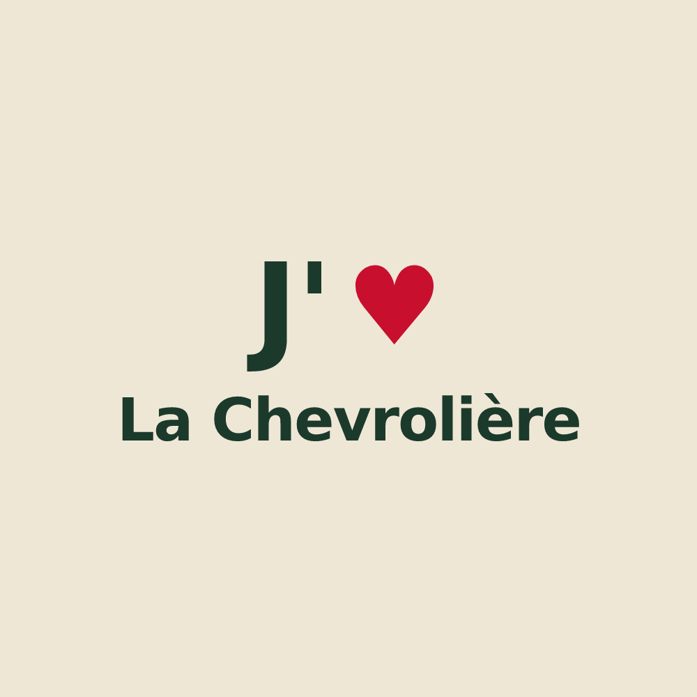 Tote bag personnalisé La Chevrolière — design J'aime La Chevrolière