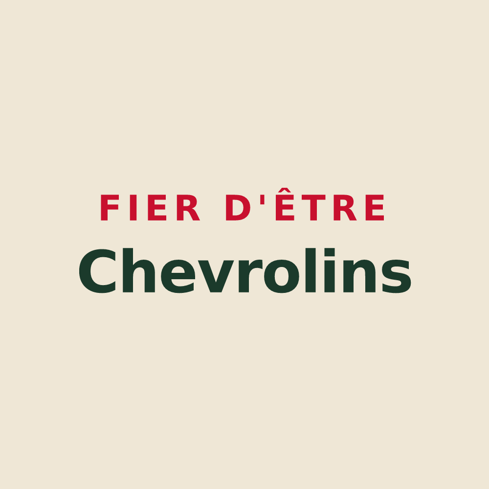 Tote bag « Fier d'être Chevrolins » — design pour La Chevrolière