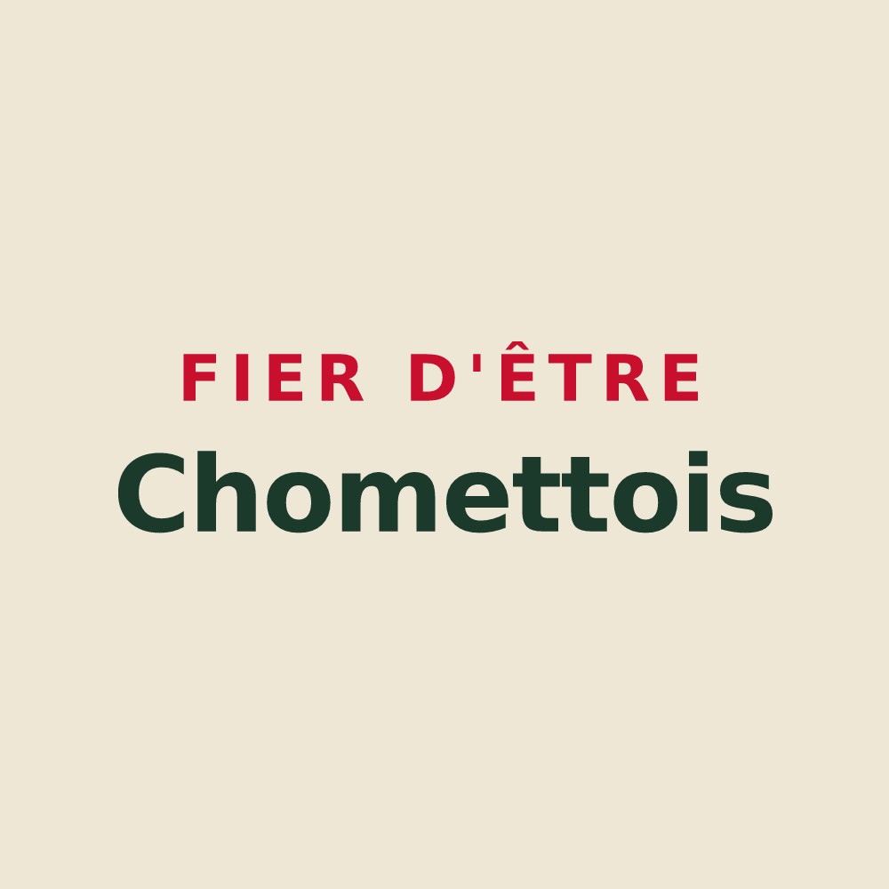 Tote bag « Fier d'être Chomettois » — design pour La Chomette