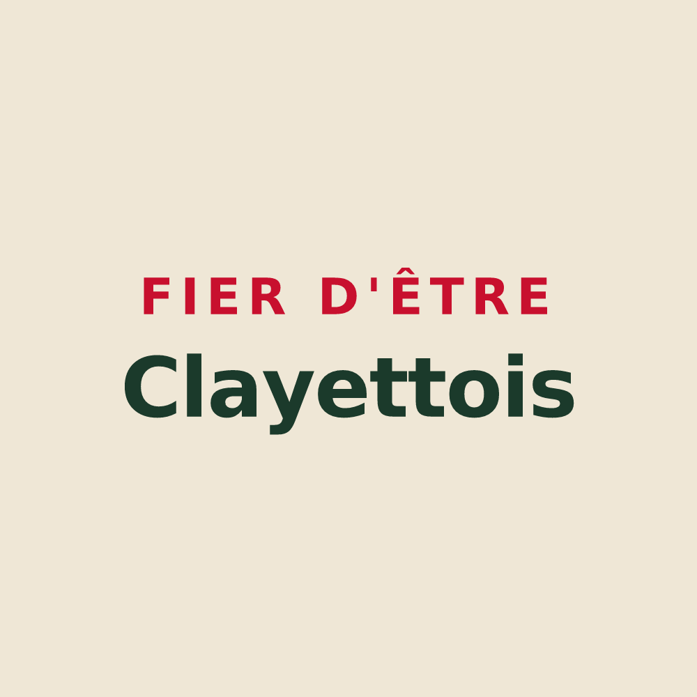Tote bag « Fier d'être Clayettois » — design pour La Clayette
