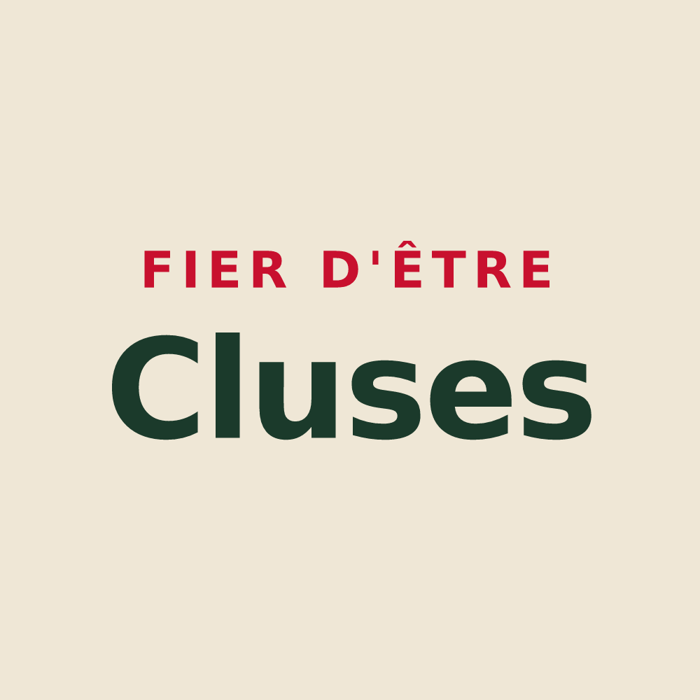 Tote bag « Fier d'être Cluses » — design pour La Clusaz