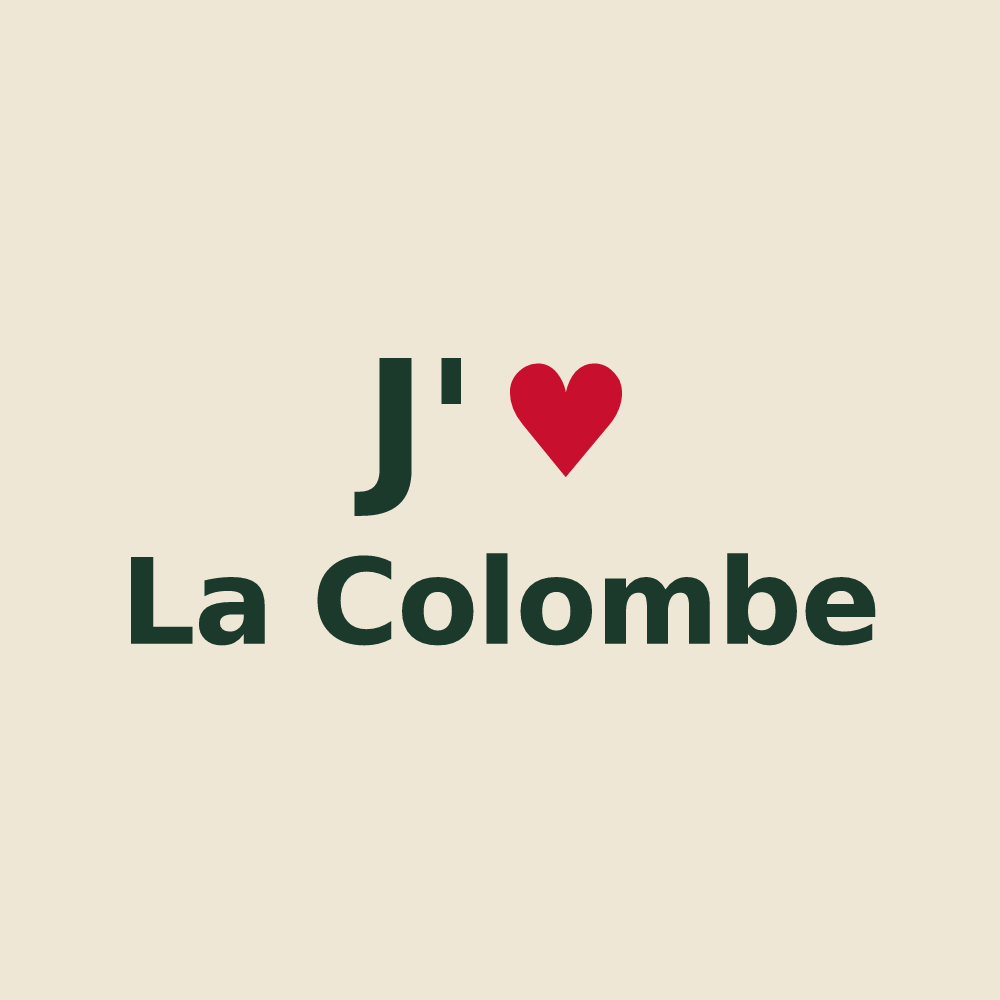 Tote bag personnalisé La Colombe — design J'aime La Colombe