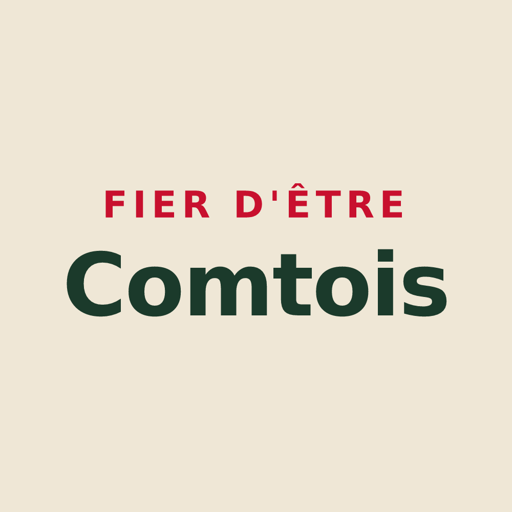 Tote bag « Fier d'être Comtois » — design pour La Comté