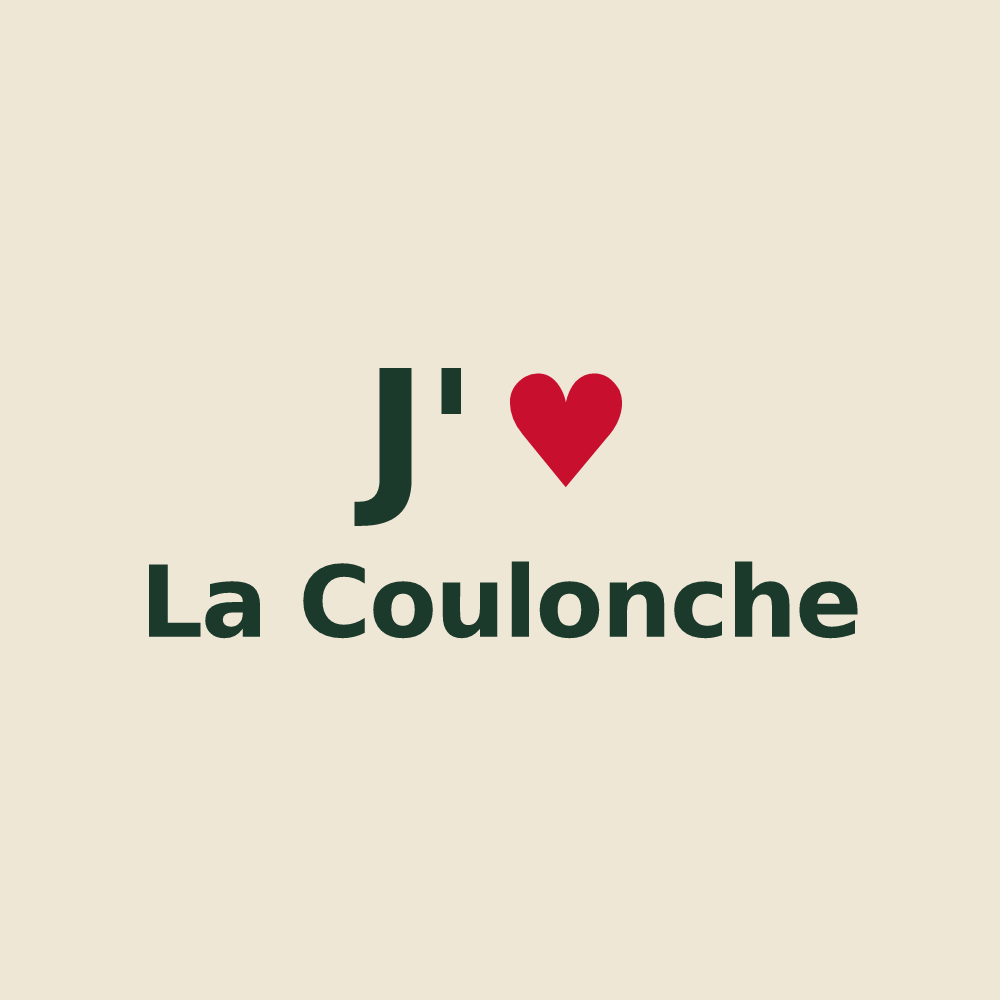 Tote bag personnalisé La Coulonche — design J'aime La Coulonche