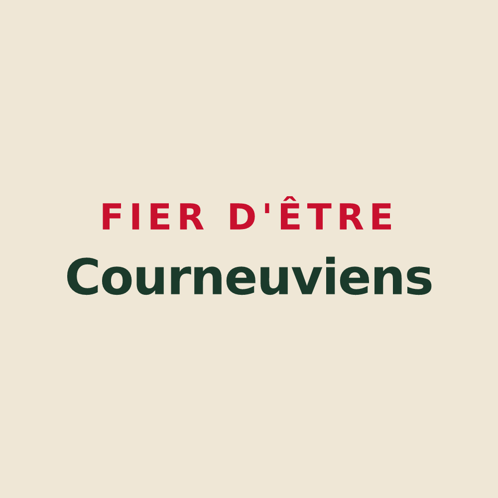 Tote bag « Fier d'être Courneuviens » — design pour La Courneuve
