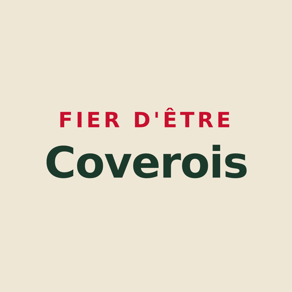 Tote bag « Fier d'être Coverois » — design pour La Couyère