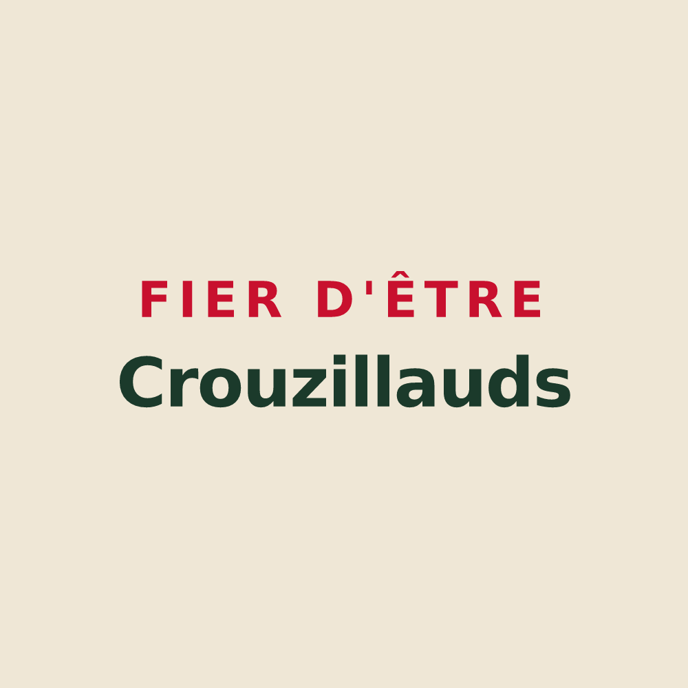 Tote bag « Fier d'être Crouzillauds » — design pour La Croisille-sur-Briance