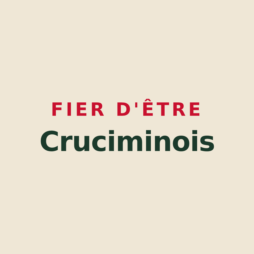 Tote bag « Fier d'être Cruciminois » — design pour La Croix-aux-Mines