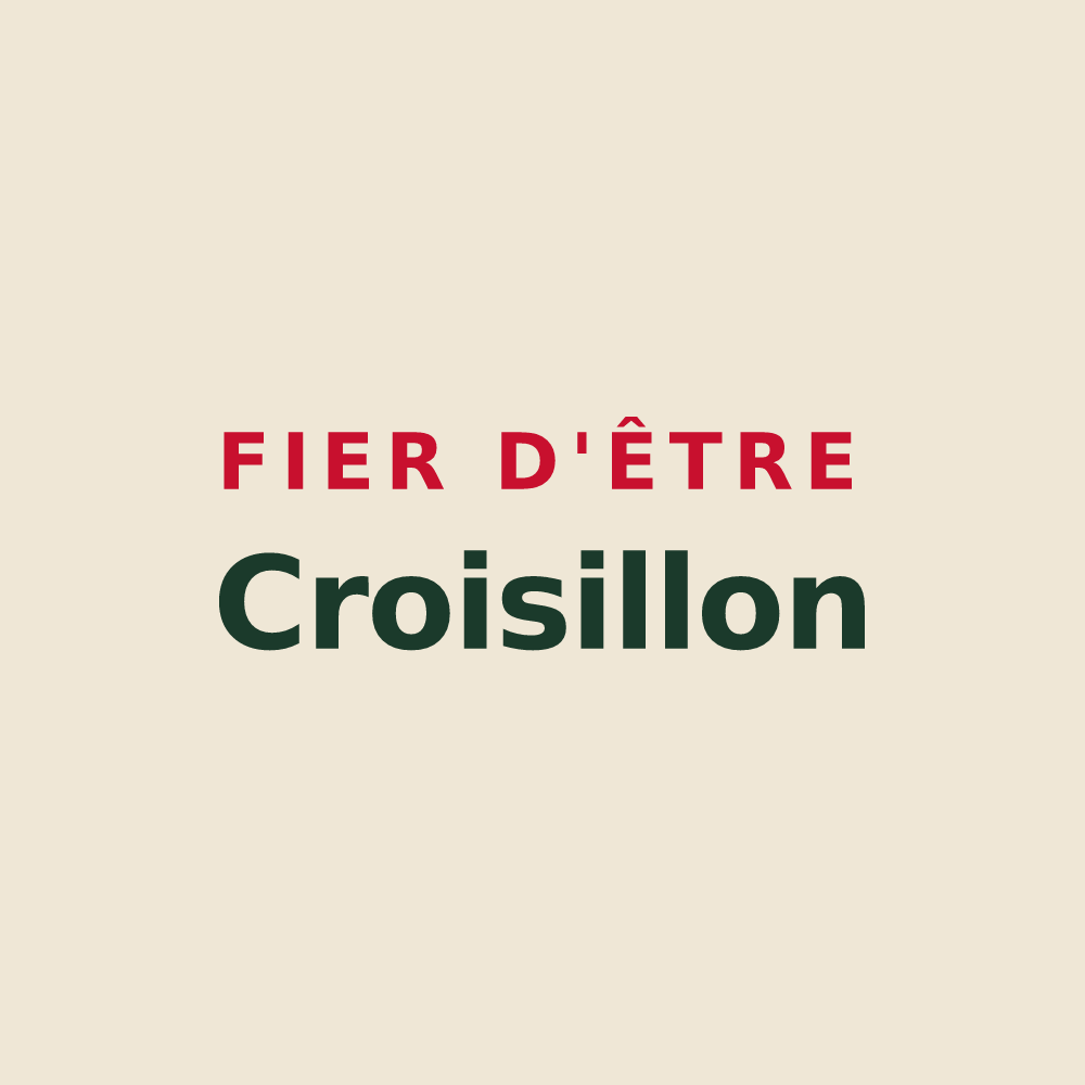 Tote bag « Fier d'être Croisillon » — design pour La Croix-Helléan