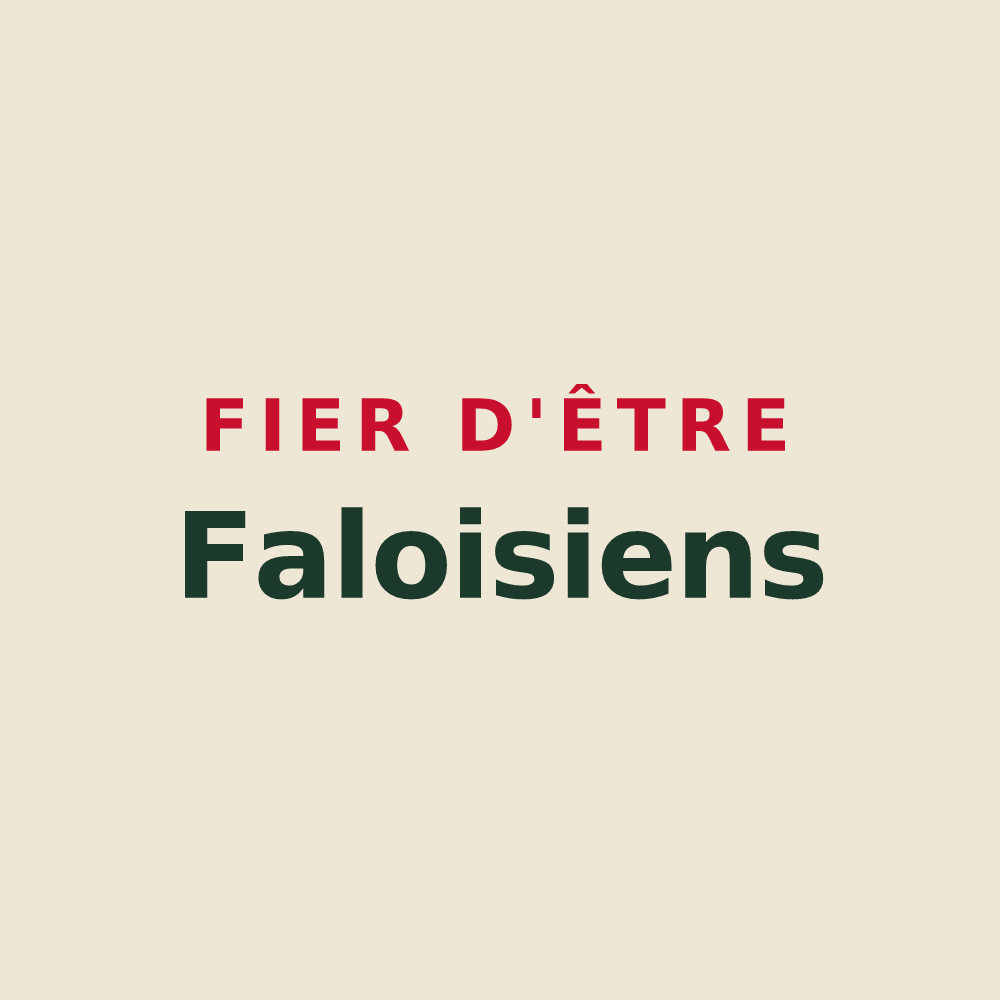 Tote bag « Fier d'être Faloisiens » — design pour La Faloise