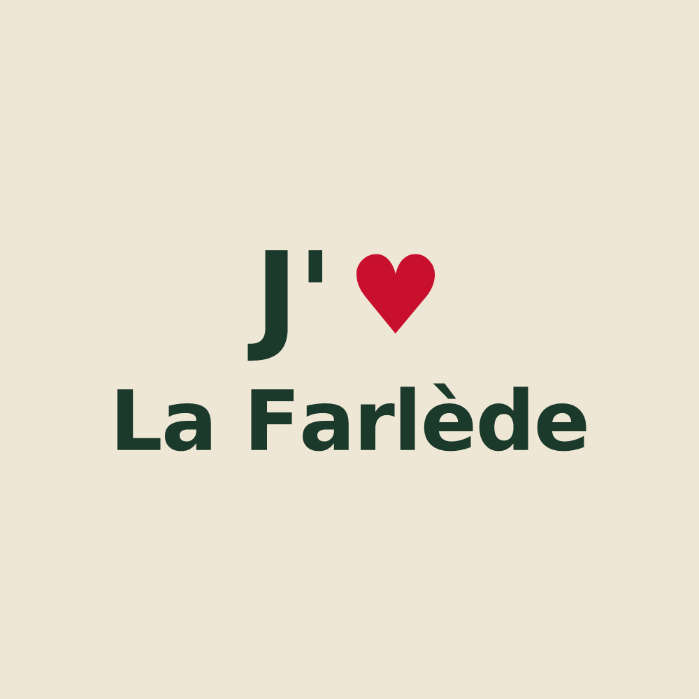Tote bag personnalisé La Farlède — design J'aime La Farlède