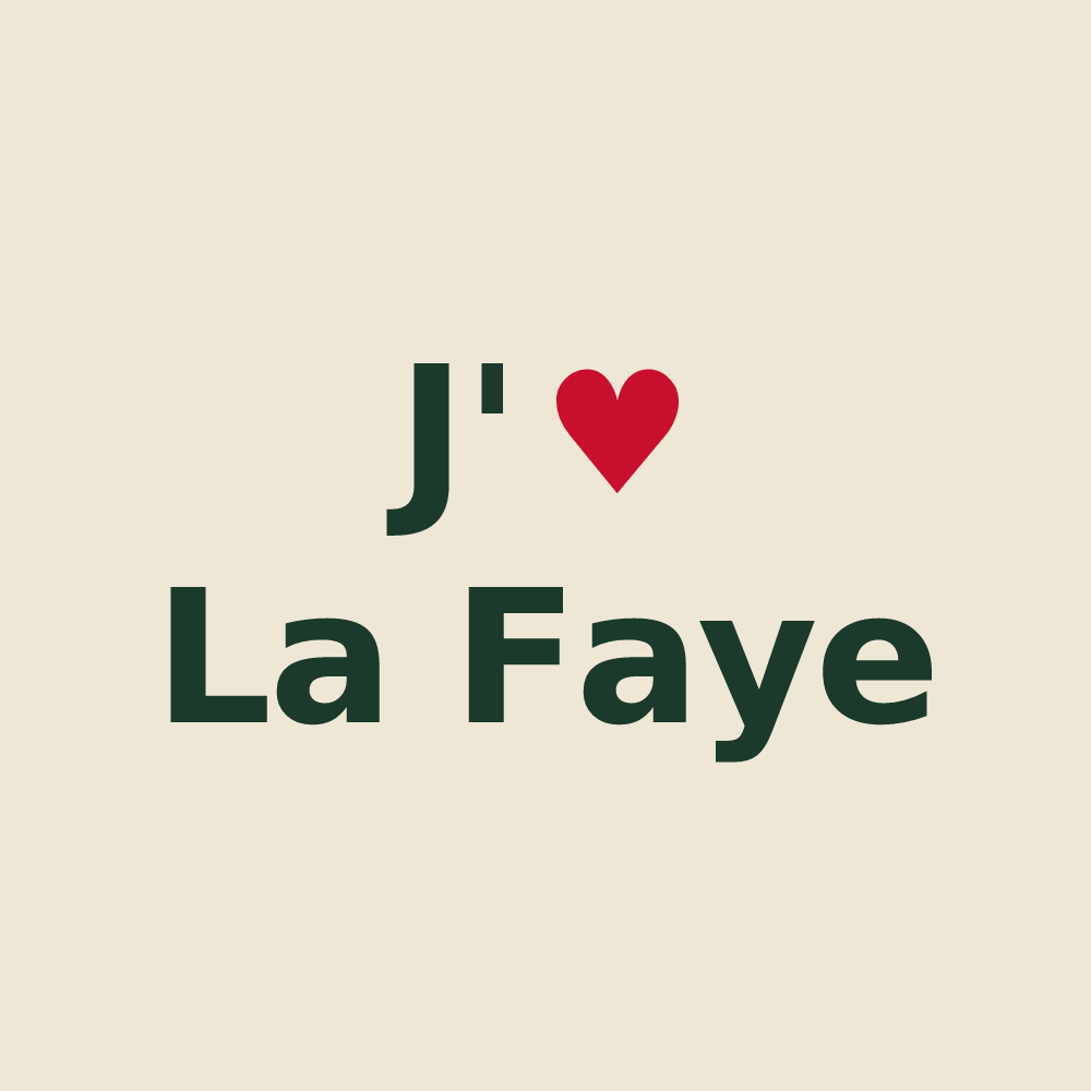Tote bag personnalisé La Faye — design J'aime La Faye