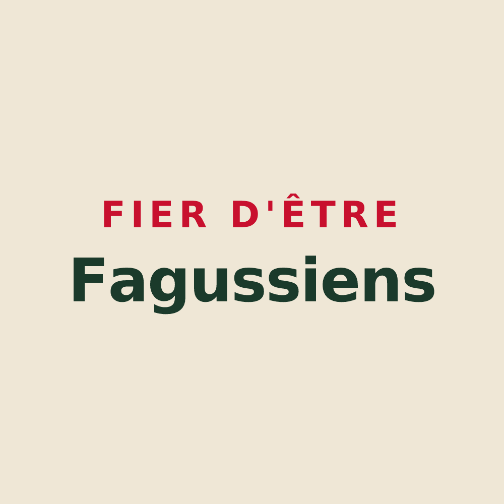 Tote bag « Fier d'être Fagussiens » — design pour La Faye