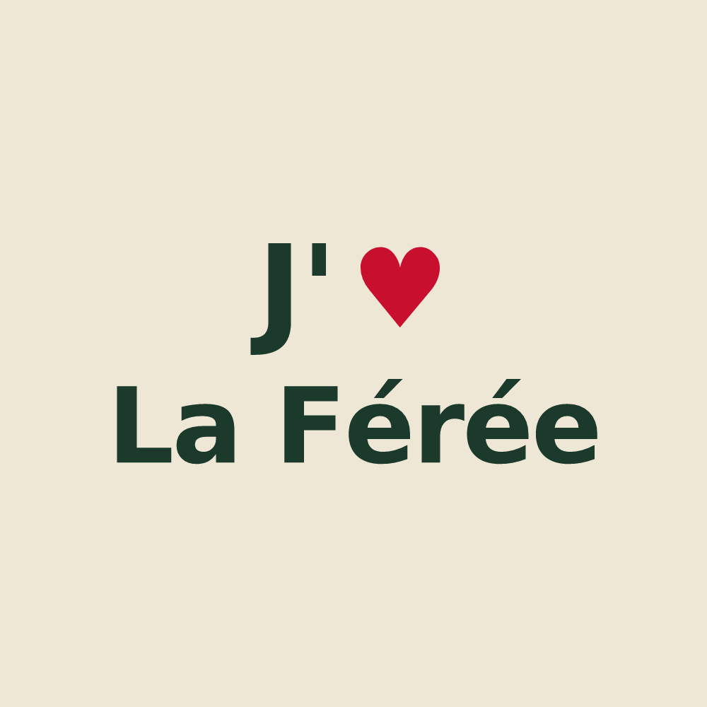 Tote bag personnalisé La Férée — design J'aime La Férée