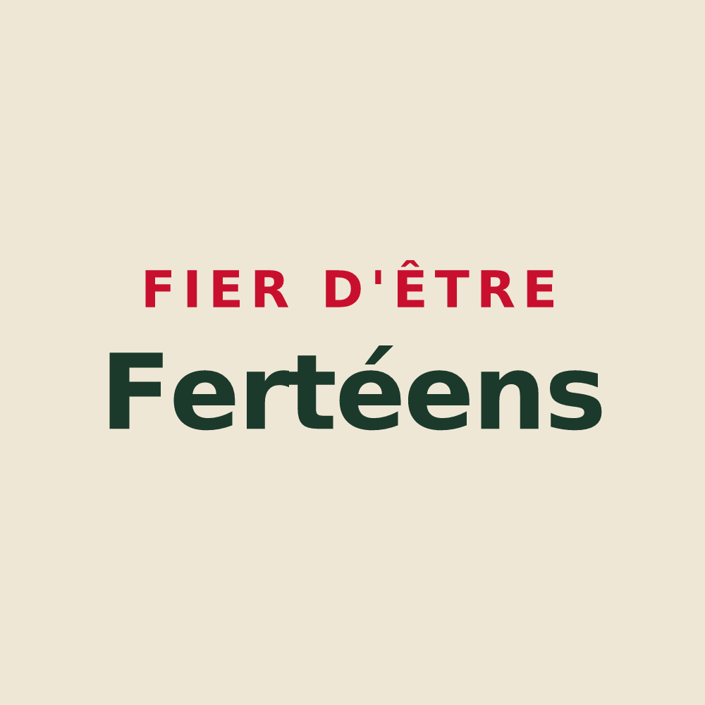 Tote bag « Fier d'être Fertéens » — design pour La Ferté-Hauterive