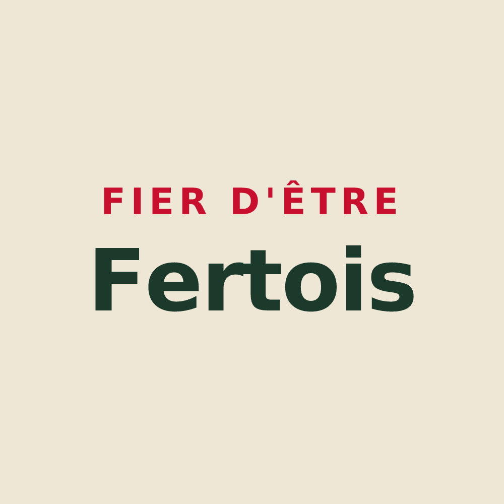 Tote bag « Fier d'être Fertois » — design pour La Ferté-Imbault