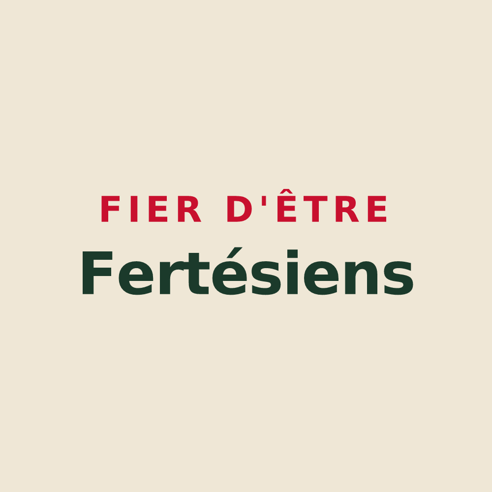 Tote bag « Fier d'être Fertésiens » — design pour La Ferté-Saint-Samson