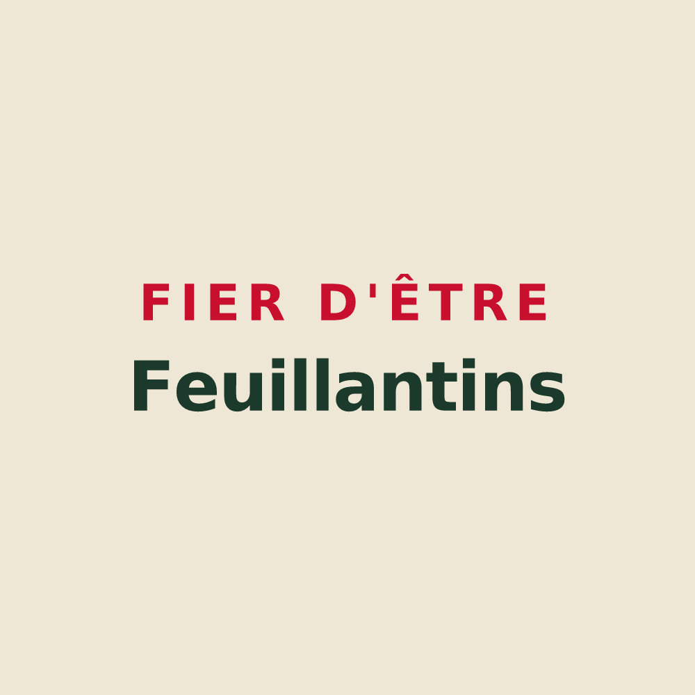 Tote bag « Fier d'être Feuillantins » — design pour La Feuillée