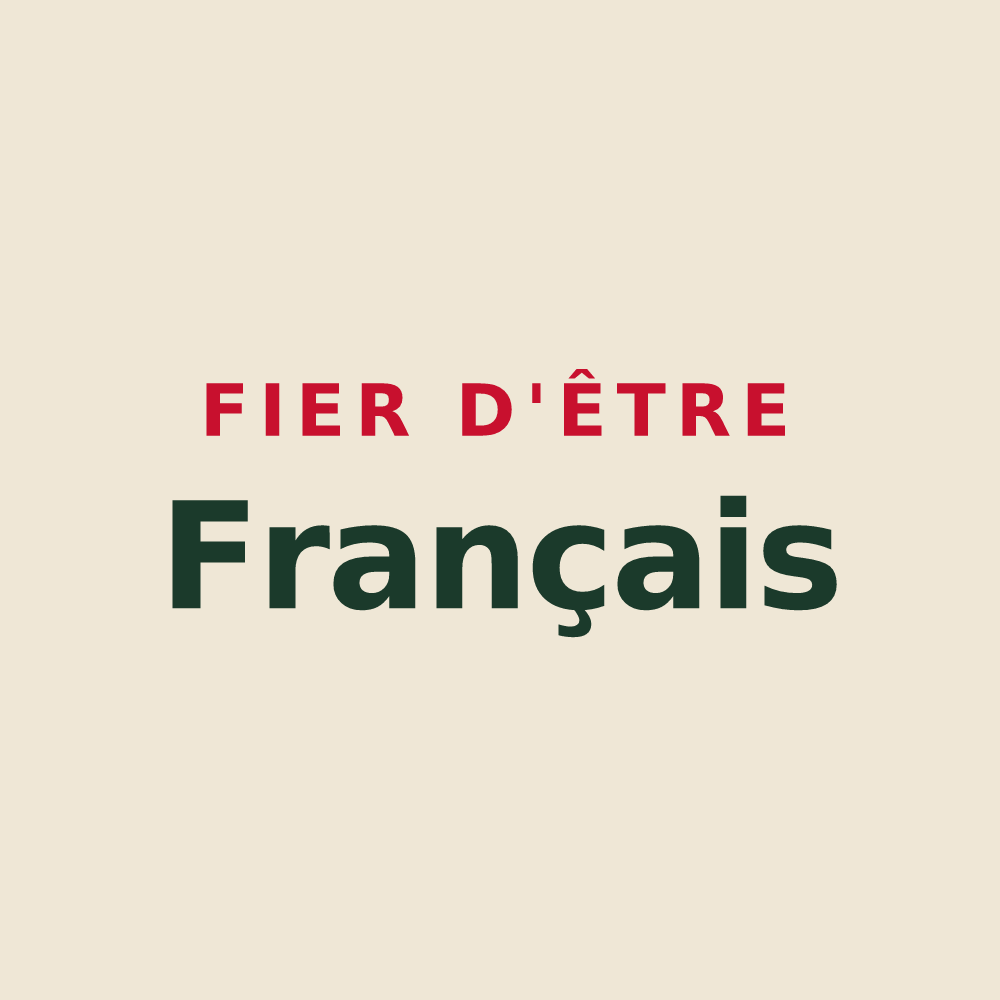 Tote bag « Fier d'être Français » — design pour La Flamengrie