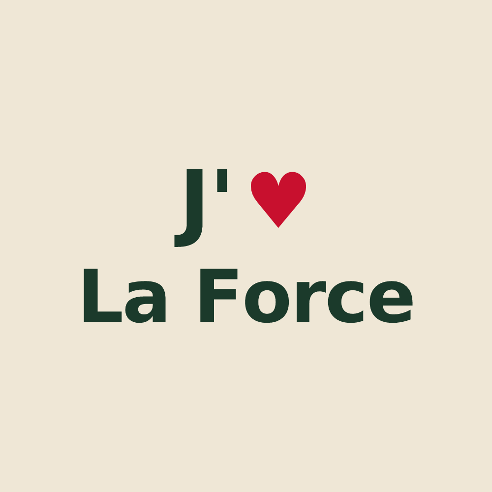 Tote bag personnalisé La Force — design J'aime La Force
