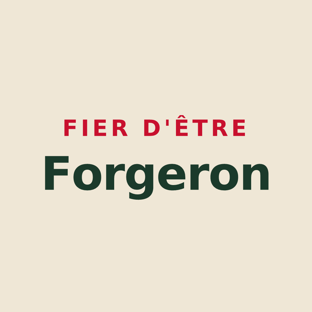 Tote bag « Fier d'être Forgeron » — design pour La Forge