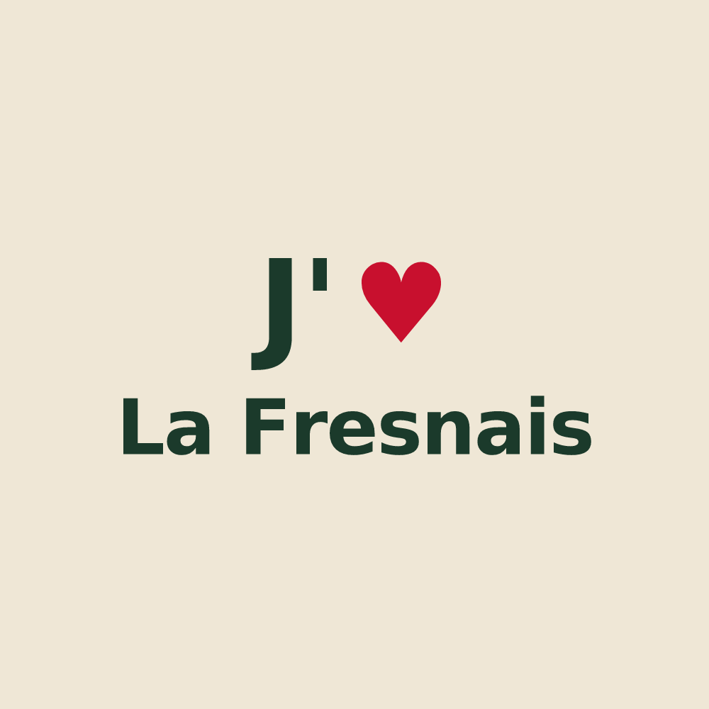 Tote bag personnalisé La Fresnais — design J'aime La Fresnais