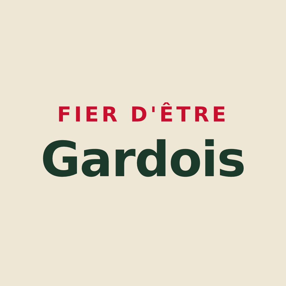 Tote bag « Fier d'être Gardois » — design pour La Garde