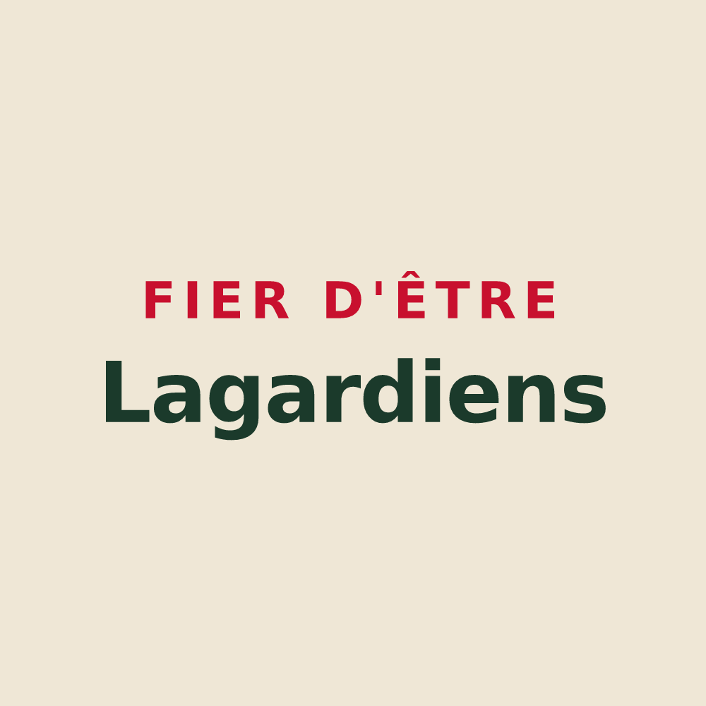 Tote bag « Fier d'être Lagardiens » — design pour La Garde-Adhémar