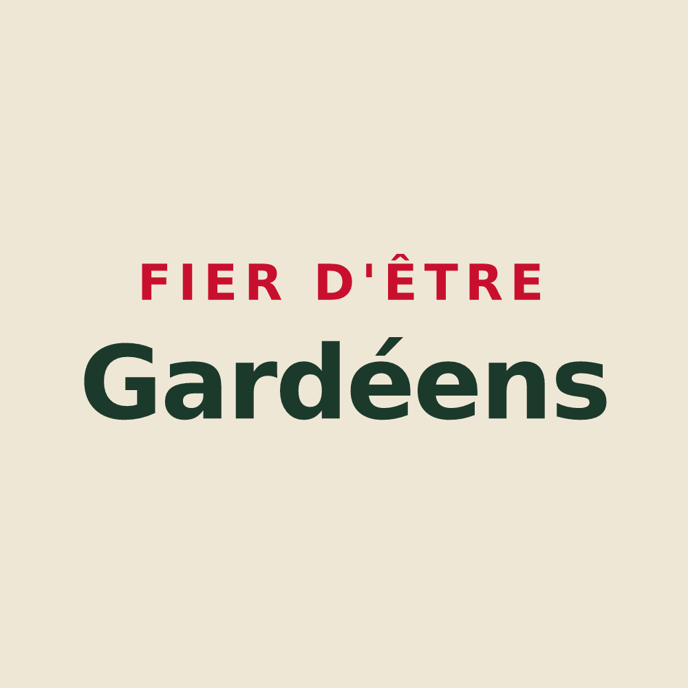 Tote bag « Fier d'être Gardéens » — design pour La Garde