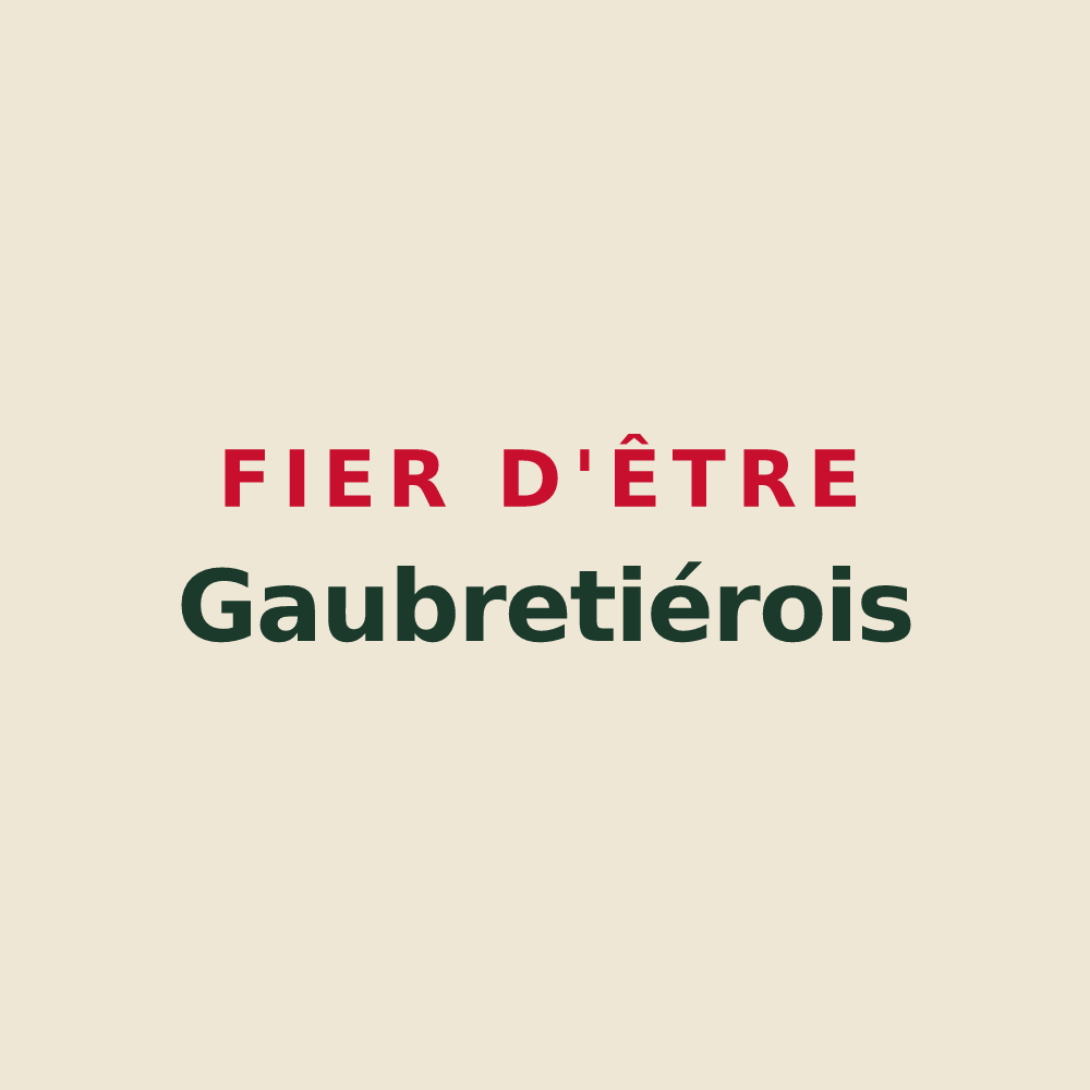 Tote bag « Fier d'être Gaubretiérois » — design pour La Gaubretière