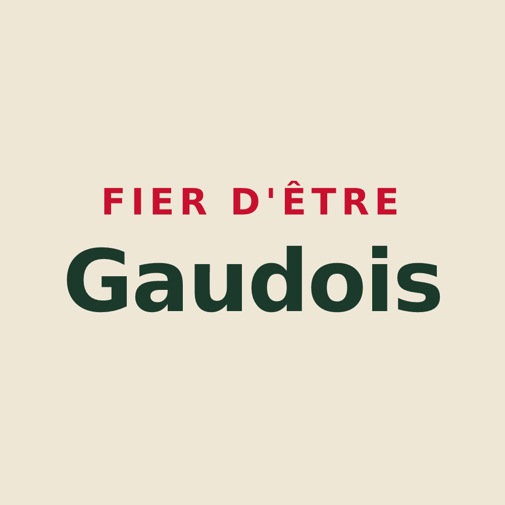 Tote bag « Fier d'être Gaudois » — design pour La Gaude
