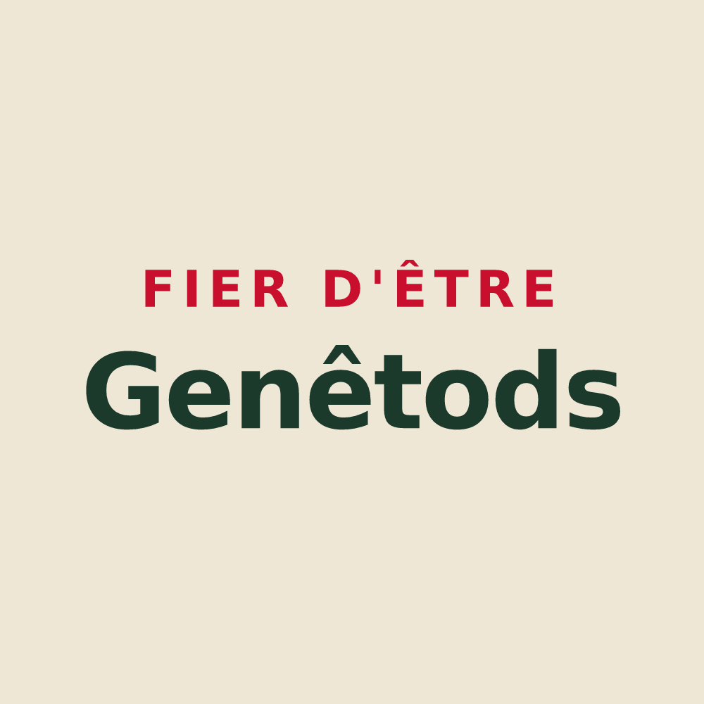 Tote bag « Fier d'être Genêtods » — design pour La Genête