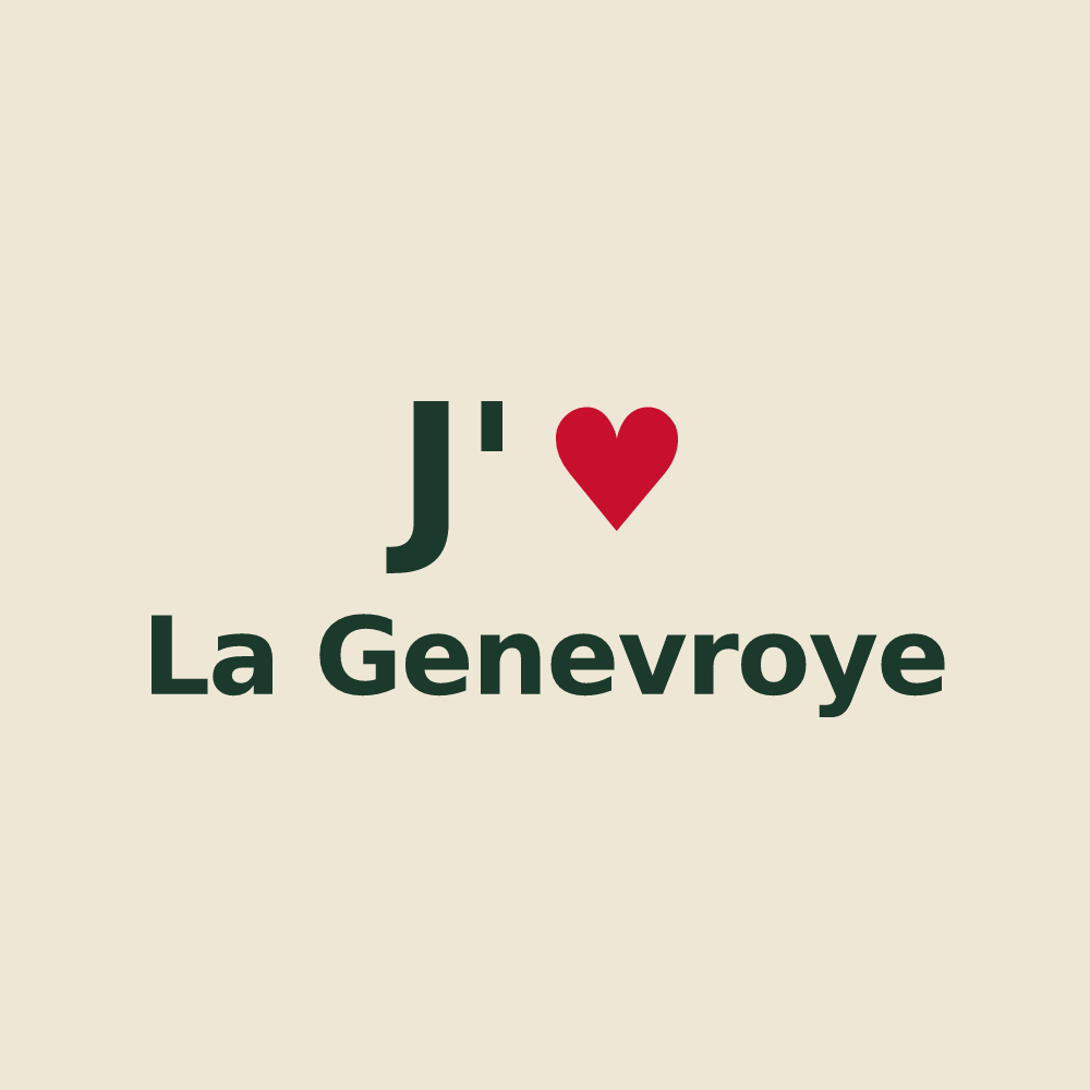 Tote bag personnalisé La Genevroye — design J'aime La Genevroye