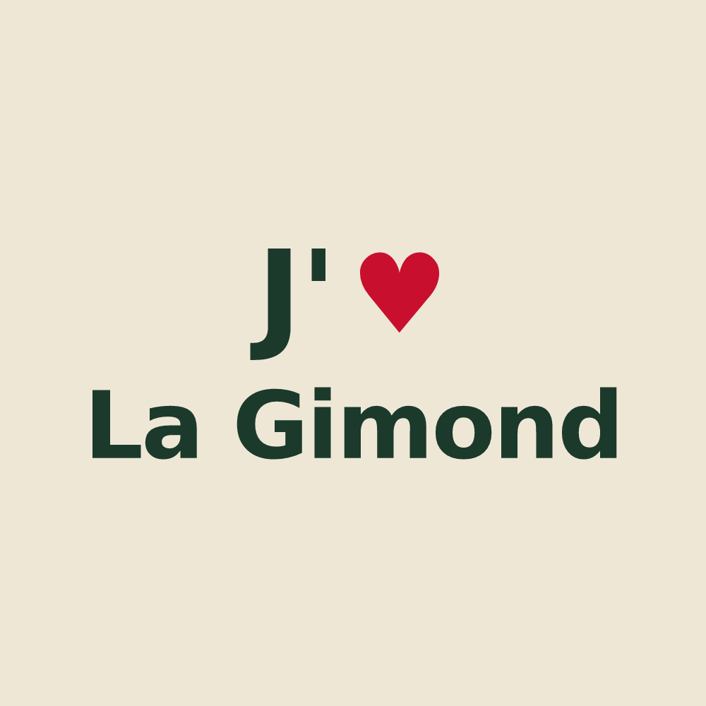 Tote bag personnalisé La Gimond — design J'aime La Gimond