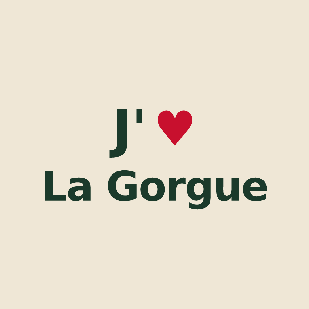 Tote bag personnalisé La Gorgue — design J'aime La Gorgue